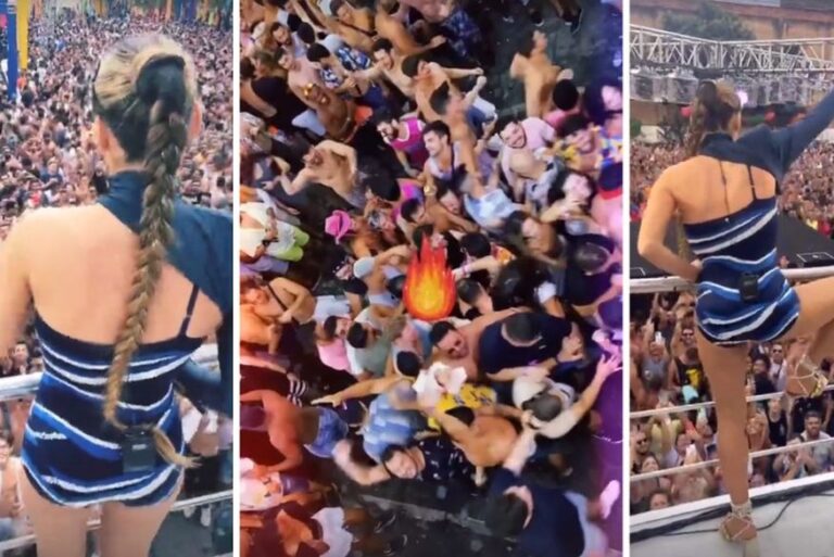 Show de Claudia Leitte na cidade de São Paulo provoca aglomeração, e cantora recebe críticas nas redes sociais