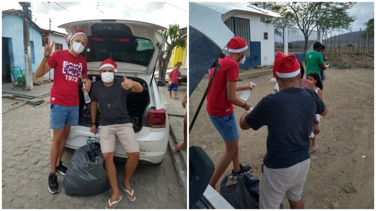 JOVENS INGAENSES REALIZAM MAIS UM ANO DA CAMPANHA NATAL FELIZ EM INGÁ