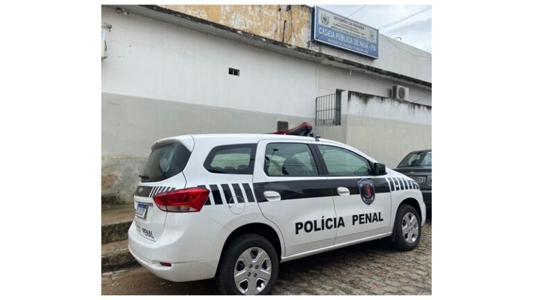 Cadeia de Ingá recebe nova viatura da Polícia Penal