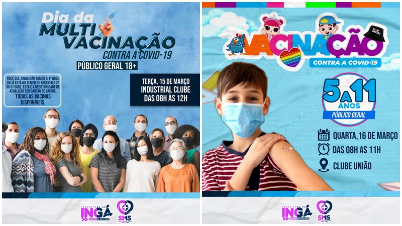 destaq vacinação adulto e infantil
