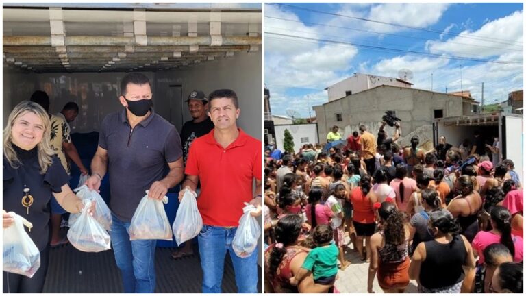 SERRA REDONDA: Prefeitura distribui 1 tonelada de peixe às famílias cadastradas nos programas sociais