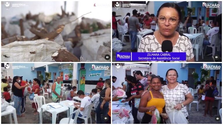 RIACHÃO: Secretaria de Ação Social distribui alimentos em parceria com o governo do Estado através de PAA
