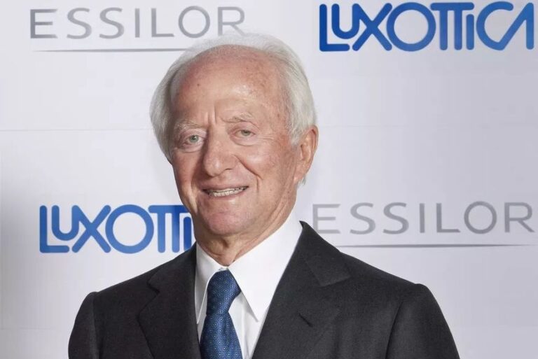 Leonardo Del Vecchio, magnata italiano dos óculos e dono da Ray-Ban, morre aos 87 anos Leonardo Del Vecchio, magnata italiano dos óculos e dono da Ray-Ban, morre aos 87 anos
