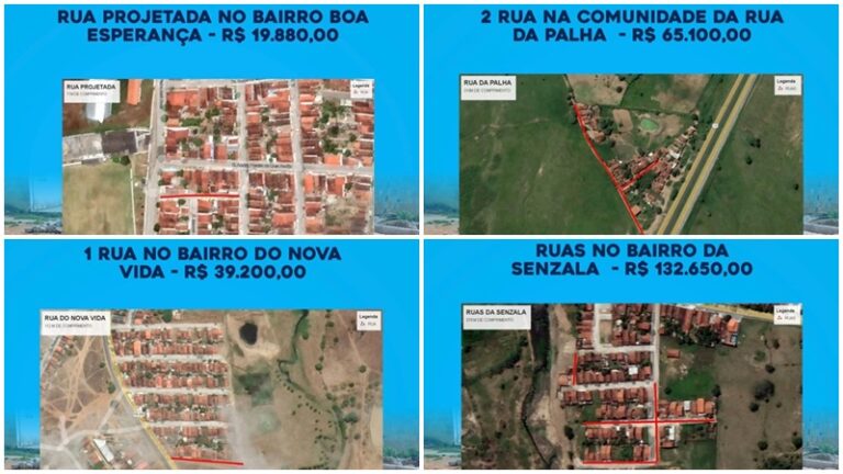 Prefeito Robério anuncia ruas que serão beneficiadas com calçamento por emenda do deputado João Gonçalves