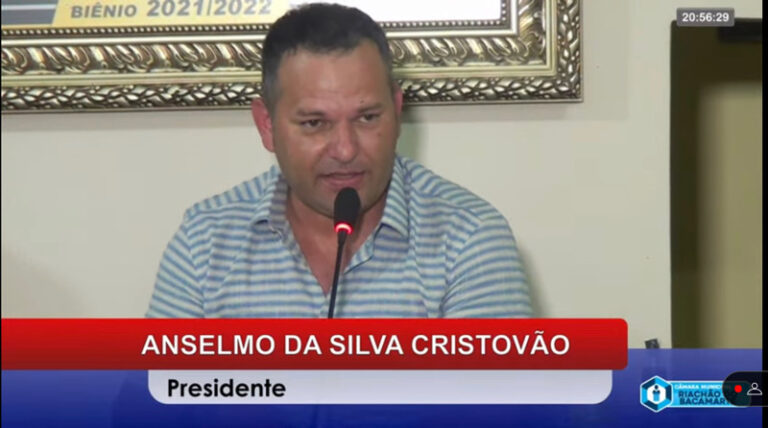 CÂMARA DE RIACHÃO: Presidente Anselmo é reeleito por unanimidade para mais um biênio