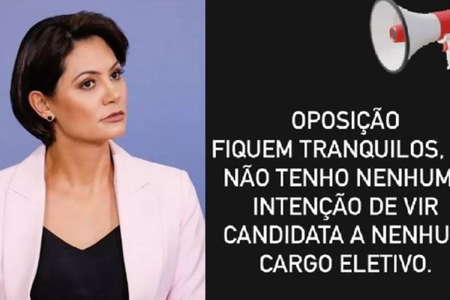 Leia mais sobre o artigo Michelle Bolsonaro diz que não tem intenção de disputar cargo eletivo: ‘Oposição, fiquem tranquilos’