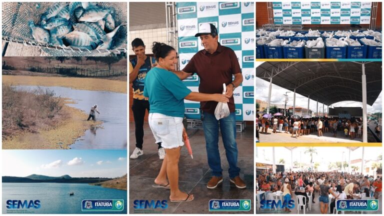 Peixe adquirido em Itatuba pela prefeitura é distribuído à população de baixa renda na Semana Santa