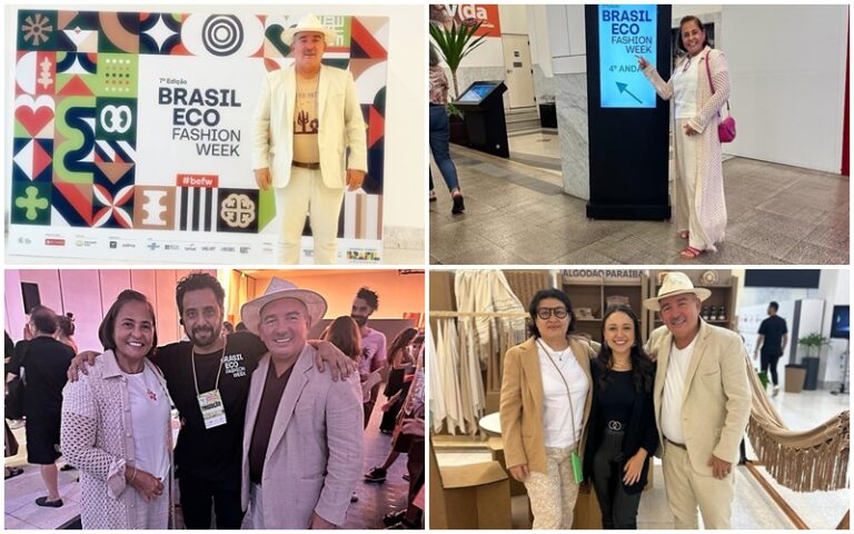 Prefeito Robério e 1ª dama Sandra prestigiaram a 7ª Edição do Brasil Eco Fashion Week em São Paulo