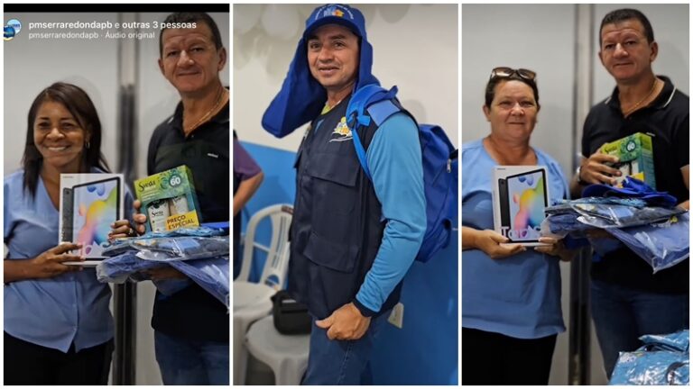 SERRA REDONDA: SECRETARIA DE SAÚDE REALIZA ENTREGA DE TABLETS, EPI E FARDAMENTO PARA AGENTES COMUNITÁRIOS DE SAÚDE