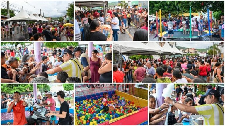 Carnaval Solidário: nesta quarta-feira de cinzas famílias necessitadas receberam cestas básicas e uma tarde de diversão para criançada no centro de Ingá