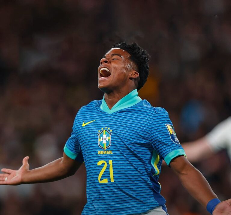 Endrick entra na segunda etapa e dá vitória ao Brasil contra a Inglaterra