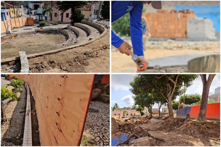 Prefeitura de Serra Redonda Inicia Reforma da Praça Colorida