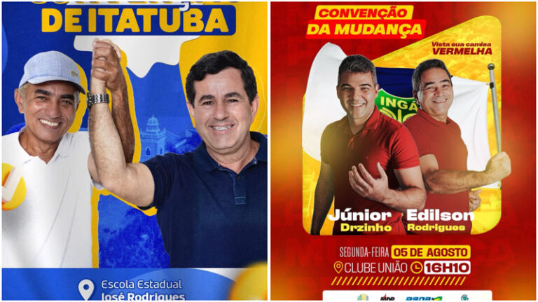 Hoje é a vez de Aron em Itatuba e Drzinho em Ingá