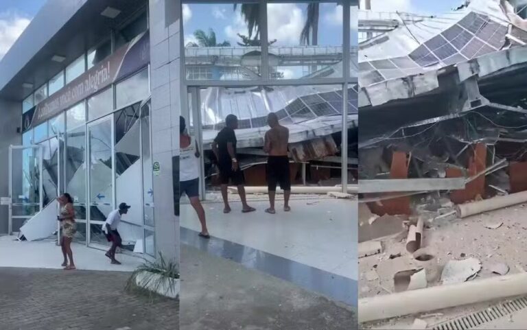 Desabamento de parte do teto de uma igreja em Recife (PE) deixa mortos e feridos