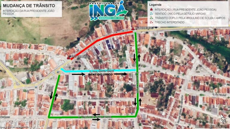 Prefeitura de Ingá anuncia mudanças no trânsito durante a Festa do Rosário