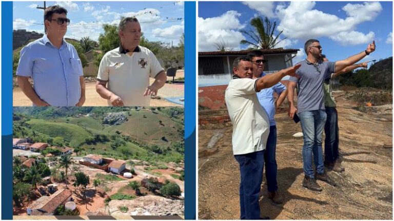 Prefeito Ari Recebe Engenheiros do DER para Asfaltamento em Serra Rajada após Conclusão do Abastecimento D’água