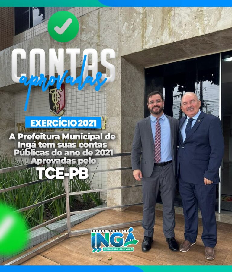 PREFEITO ROBÉRIO BURITY TEM AS CONTAS DE 2021 APROVADAS PELO TCE-PB