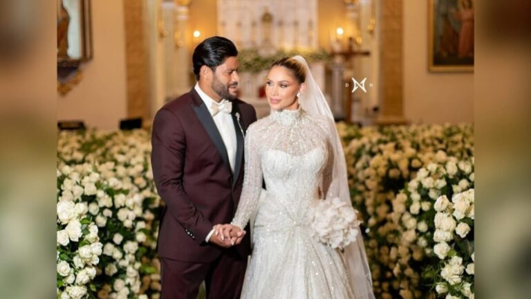Hulk e Camila Ângelo: Convite de casamento tem champanhe, taças e porta joia pintados à mão