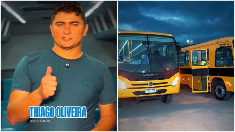 INGÁ: Secretaria de Transportes entrega ônibus restaurados para condução dos estudantes universitários