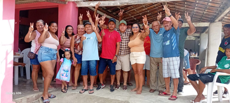 Edilson Rodrigues atende convites e visita moradores de Pontina e Chã dos Pereiras