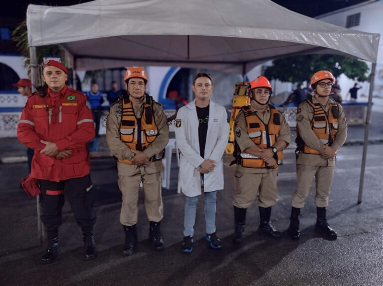 Profissionais de Enfermagem e Bombeiros Civis reforçam segurança durante as noites de São João em Ingá
