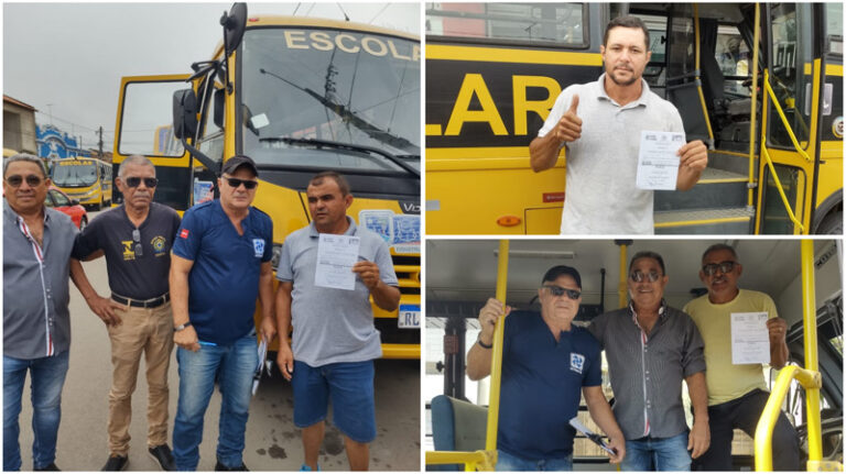 Frota Escolar de Riachão do Bacamarte é 100% Aprovada em Vistoria do Detran, 10 ônibus ao total