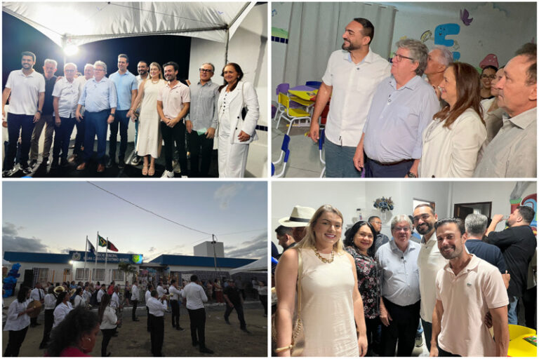 Ingá inaugura creche Kelma Cardoso com presença do governador João Azevêdo e lideranças estaduais e municipais