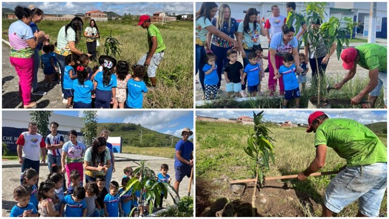 Amigos da Natureza: pequenos alunos ajudam a plantar futuro mais verde em Riachão do Bacamarte Amigos da Natureza: pequenos alunos ajudam a plantar futuro mais verde em Riachão do Bacamarte