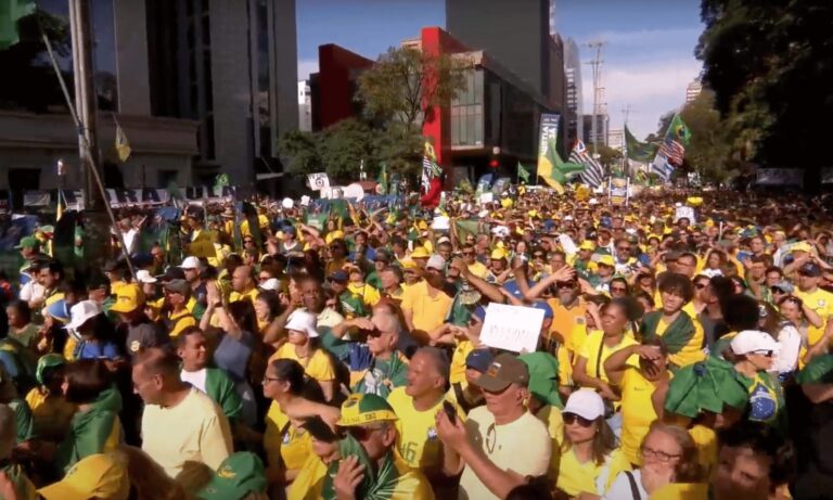 Ato bolsonarista em SP tem Nunes, Malafaia e Nikolas; sem Tarcísio
