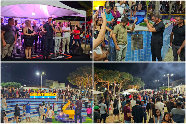 Iluminação moderna, paisagismo e áreas de convivência: Praça Colorida é devolvida ao povo de Serra Redonda