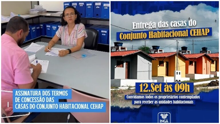 Prefeito Jan assina concessões e entrega casas populares do conjunto habitacional da CEHAP na manhã desta sexta (12)