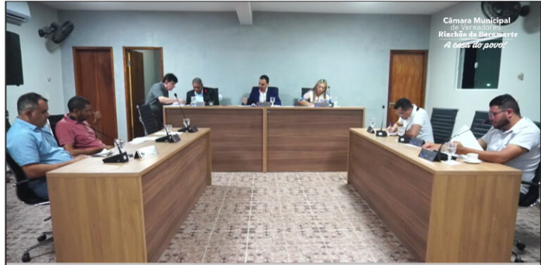 Câmara de Riachão do Bacamarte aprova PPA, LDO e LOA para 2026 em sessão ordinária