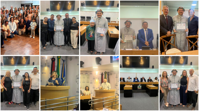 Padre Mário recebe Título de Cidadão Paraibano em cerimônia marcada por emoção; caravanas de Ingá e Riachão prestigiam o evento