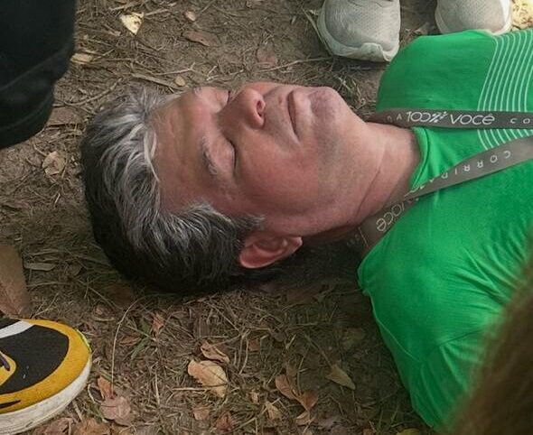 Deputado federal Ruy Carneiro passa mal e desmaia durante corrida de rua 100% Você 2025, em João Pessoa