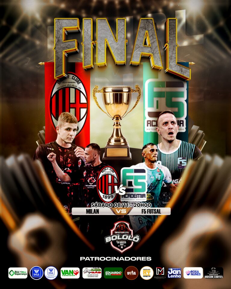 Final do Campeonato Regional de Futsal Bololô da Várzea acontece neste sábado no Ginásio O Carlão