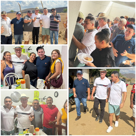 Deputado Galego Souza visita Ingá e percorre comunidades rurais ao lado de Edilson Rodrigues e lideranças