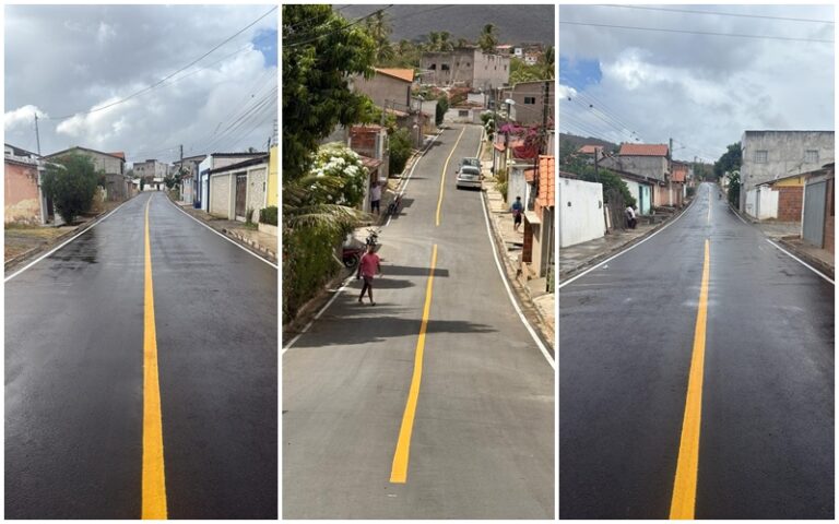 Rua José Tito Filho e Bairro Bela Vista ganham novo padrão urbano após obras de infraestrutura em Riachão do Bacamarte