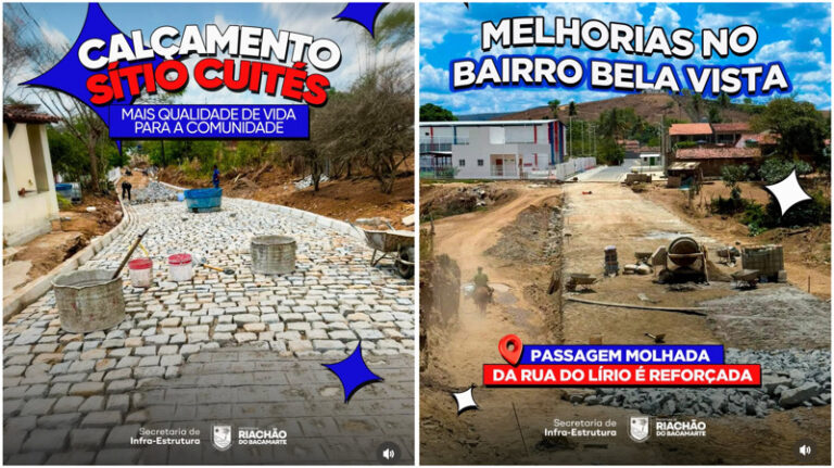 Janeiro em Riachão do Bacamarte une festa, obras e gestão em dia