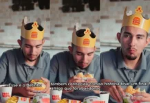 Abandonado por amiga no Pico do Paraná vira estrela de propaganda do Burger King