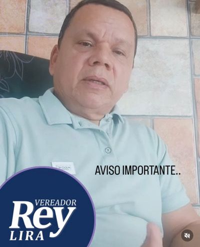 Vereador Rey - comunicado