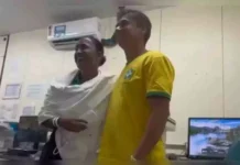 Nikolas vai a hospital visitar atingidos por raio durante ato em Brasília