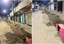 Ruas centrais de Ingá passam por esgotamento sanitário antes da tão esperada obra de restauração do asfalto