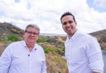 João Azevedo cumpre missão na Europa, e Lucas Ribeiro assume governo pela sétima vez