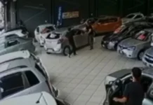 Homem invade concessionária, executa funcionário e grava vítima morta. Veja vídeo