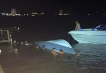 Seis pessoas morrem após lancha colidir com píer na divisa entre Minas e São Paulo