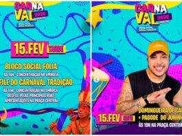 Carnaval de Ingá 2026 começa neste domingo com bloco, desfile e show na Praça Central