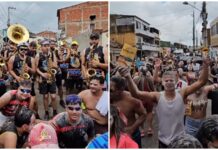 Folia começa cedo e anima a segunda de Carnaval em Serra Redonda.; blocos Bora Bebo, Virgens e Paredões