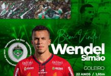 ManausFC anuncia goleiro Wendel Simão para a temporada 2027