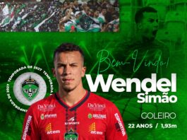 ManausFC anuncia goleiro Wendel Simão para a temporada 2027