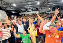 Prefeito Jan reúne apoiadores e reforça apoio a Wellington Roberto e Caio Roberto